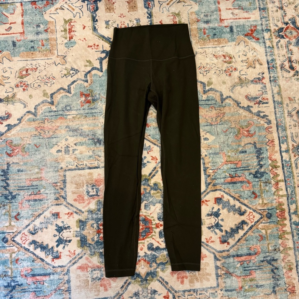 lululemon athletica Olive Dark Green Leggings